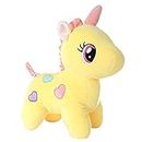 Babique Unicorn Teddy Bear Plush Soft Toy Cute Kids Birthday Animal Baby Boys/Girls (25 Cm, Yellow)