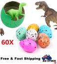 60Pcs Magic Dinosaur Eggs Add Water Hatching Dino Growing Children Toy Gift AU
