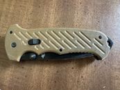 Gerber  1910519A F.A.S.T Assisted Folding Knife Tan Tanto