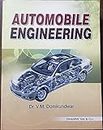 AUTOMOBILE ENGINEERING [Paperback] Dr V M Domkundwar
