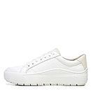 Dr. Scholl's Shoes Women's Time Off Sneaker, White Smooth, 9.5
