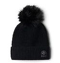 Columbia Unisex Winter Blur Pom Pom Beanie, Black, One Size UK