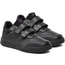 Scarpe da ginnastica Adidas bambini ragazzi scarpe da ginnastica tensaur Jr nere con gancio e cinturino ad anello