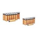 Amazon Basics AA & AAA High-Performance Alkaline Batteries Value Pack - 24 Double AA Batteries and 24 Triple AAA Batteries (48 Count)