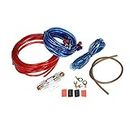HUYAN 1200W Car Audio Subwoofer Amplifier Installation Kit AMP RCA Wiring Kit Cable Fuse Holder Wire Cable
