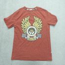 Shaun White T-Shirt Boys Size L Red Short Sleeve Crew Neck Pullover Cotton Blend