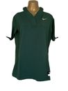 Nike Dri-fit V Neck  Green And White Color Sz M Activewear Golf Tenis Athletic