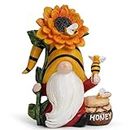 Hodao Flower Gnomes Decorations - Sunflower Decor-Spring Decorations-Summer Decorations - Bee Gnomes Decor -Honeybee Gnomes Decor-Cozy Home Decoration - Garden Elf - Embracing The Beauty of Nature