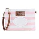 Pink BabyBum Diaper Clutch - Light and Compact; Includes refillable Wipes case