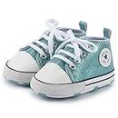 Unisex Baby Boys Girls Star Sneaker Soft Anti Slip Sole Newborn Infant First Walkers Cotton Shoes