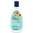 Nair 3-In-1 Hair Removal Lotion for Sensitive Skin with Sunflower Seed Oil, 175-ml