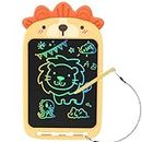 CHAFEGY LCD Writing Tablet for Kids Toddler Toys, 10 Inch Electronic Erasable Reusable Doodle Board Drawing Pad, Learning Toy as Christmas Birthday Gift for Boys Girls 3-8 Years Old (Lion)