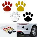 Car Sticker Design Paw 3D Animal Dog Foot Print Auto Accessories PVC Material 2×