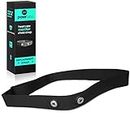 Powr Labs Heart Rate Monitor Replacement Strap - Heart Rate Monitor Chest Strap Replacement Band for Wahoo Tickr Polar H7 Garmin HRM Coospo Chest Strap - Heart Rate Monitor Strap Replacement (, M-XXL)