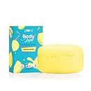 Plum BodyLovin' Lemme Lemon Bathing Soap | All Skin Types | Lemon Fragrance | Non-Drying | Sulphate-Free | 100% Vegan