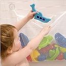 Egosy Children Bath Toy Organizer perfetto grande giocattolo da bagno rete per vasca da bagno giocattolo e bagno