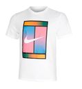 Nike Uomo Tennis Shirt Court Heritage FQ4934-100 Bianco