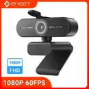 Webcam 1080p 60fps Autofokus Full HD Web kamera emeet USB-Computer kamera mit 2 mCrophones für