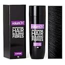 Volumon Professional Hair Building Fibres- Hair Loss Concealer- COTTON- BLACK 28g- Get Upto 30 Uses