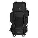TETON 85L Explorer Internal Frame Backpack for Hiking, Camping, Backpacking, Rain Cover Included, Black