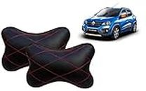 Auto Pearl Black Red Cv Car Neck Rest Pillow for Kwid Climber