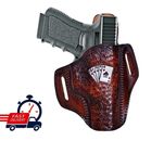 Leather OWB Holster Fits Kimber Micro 9, 1911 - Handmade - Genuine Leather