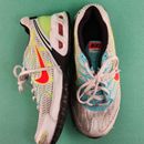 Nike Air Max Torch 4 Green Pink and Blue Shoe Women's Size 8.5 With Air Bubble