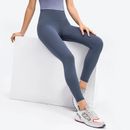 Womens Soft Stretch Cotton High Waisted Leggings Long Workout Yoga Pants Fitness