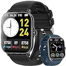 zhizhi Reloj Inteligente Mujer Hombre Smart Watch 1.91" Bluetooth para Hacer y Recibir Llamadas 20 Modos Deportes Recibir Whatsapp Ritmo Cardíaco Monitor de Sueño IPX8 Impermeable para Android iOS