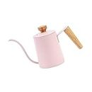 CLUB BOLLYWOOD® Coffee Tea Pot with Lid 350ml Pour Over Kettle for Camping Barista Gift Pink|Small Kitchen Appliances |Coffee & Tea Makers |Percolators & Moka Pots | 1 Coffee Kettle