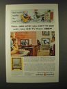 Televisores General Electric 1955: TV personal, TV de 24 pulgadas y anuncio de televisión de reloj