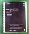 Yamaha PSR-S970 PSR-S770 Instruction Manual: 118 Pages & Protective Covers!