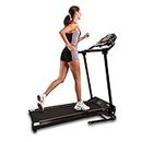 SereneLife Folding Treadmill, Foldable Treadmill- Compact, Portable, Durable, Steady, for Walking & Running, Preset Training Modes with LED Display, Bluetooth & Apps for Home & Office