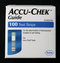 BOX OF ACCU-CHEK GUIDE TEST STRIPS. 100 Test Strips. FREE GIFT Included!