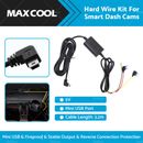 3.2m Hard Wire Kit w/ Mini USB for Smart Dash Cams Uniden IGO CAM 85R 5V/3.0A
