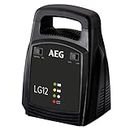 AEG Automotive 10274 Auto Batterie Ladegerät LG 12, 12 Volt/12 Ampere, mit LED Anzeige, schutzisolierte Batterieklemmen