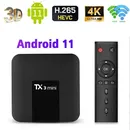 Tx3mini smart tv box android 11.0 2023 UHD HDR10 4K H. 265 Amlogic S905 5G WIFi iptv Set- top box