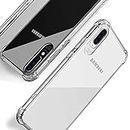 Beetop Kompatibel Mit Samsung Galaxy A50 Hülle Schutzhülle [Verdickung an 4 Seite] Handyhülle Transparent Weiche Silikon TPU Case Cover Für Samsung A50/A50s/A30s - Durchsichtig(WSJ)