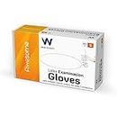 WALDENT Latex Premium Examination Gloves - Natural Latex, All-Purpose, Medical Grade, Powdered, Disposable - Small (pack of 40 pairs)