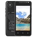 Zunate IP12 Pro Unlocked Android Smartphone, 4.66" HD Screen Android 4.4.2 Dual SIM Cell Phones, 512MB+4GB, 1500mAh Battery Prepaid Smartphone (Black)