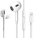 For iPhone Headphones [MFi Certified] In-Ear Wired HiFi Stereo Noise Isolating Sound Earbuds Earphones with Microphone & Volume Control Compatible with iPhone 14/14ProMax/13Pro/13/12/11Pro/SE/XR/X/8/7