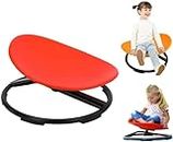 Silla giratoria infantil Sensory Equipo de juego de diseño multifuncional para niños de 3 a 9 años, equipo de fisioterapia de equilibrio para mejorar la coordinación física (Color: Amarillo A)