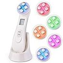 GNOLY 5 in1 RF EMS LED Photon Light Rejuvenation Electroporation Mesotherapy Facial Machine Beauty Device Anti Aging Face Lifting Tightening Eye Facial Skin Care Tools