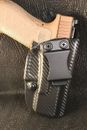 Kydex Style Carbon Fiber Inside the waistband Gun Holster Forward Cant