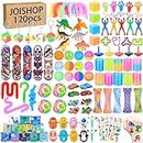 JOISHOP 120Pcs Party Bag Fillers Unisex Prize Box Toys Assortment Toys Classroom Prizes Rewards Goodie loot Bag Fillers for Boys Girls Birthday Party Gift Favors