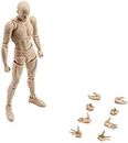 INSO Body-kun Action Figure Set, Action Figure Models for Artists, 5.9 Inch (Skin)