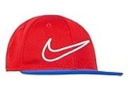 Nike Boy`s Mesh Snapback Hat (Red(6A2789-U10)/White, 12-24 Months)