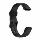 De Luxe Silicone Bracelet Boucle Pour Fitbit Luxe Remplacement Noir