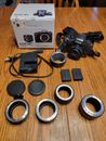 Canon Eos M5 24MP Mirrorless Camera Body With 22mm Lens And 5 Lens Adapters 
