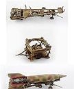 Precision Model Art World WAR 2 V2 Rocket Camouflage German Army 1945 with Launch Trailer 1/72 ABS Rocket and Launch Trailer Pre-Built Model
